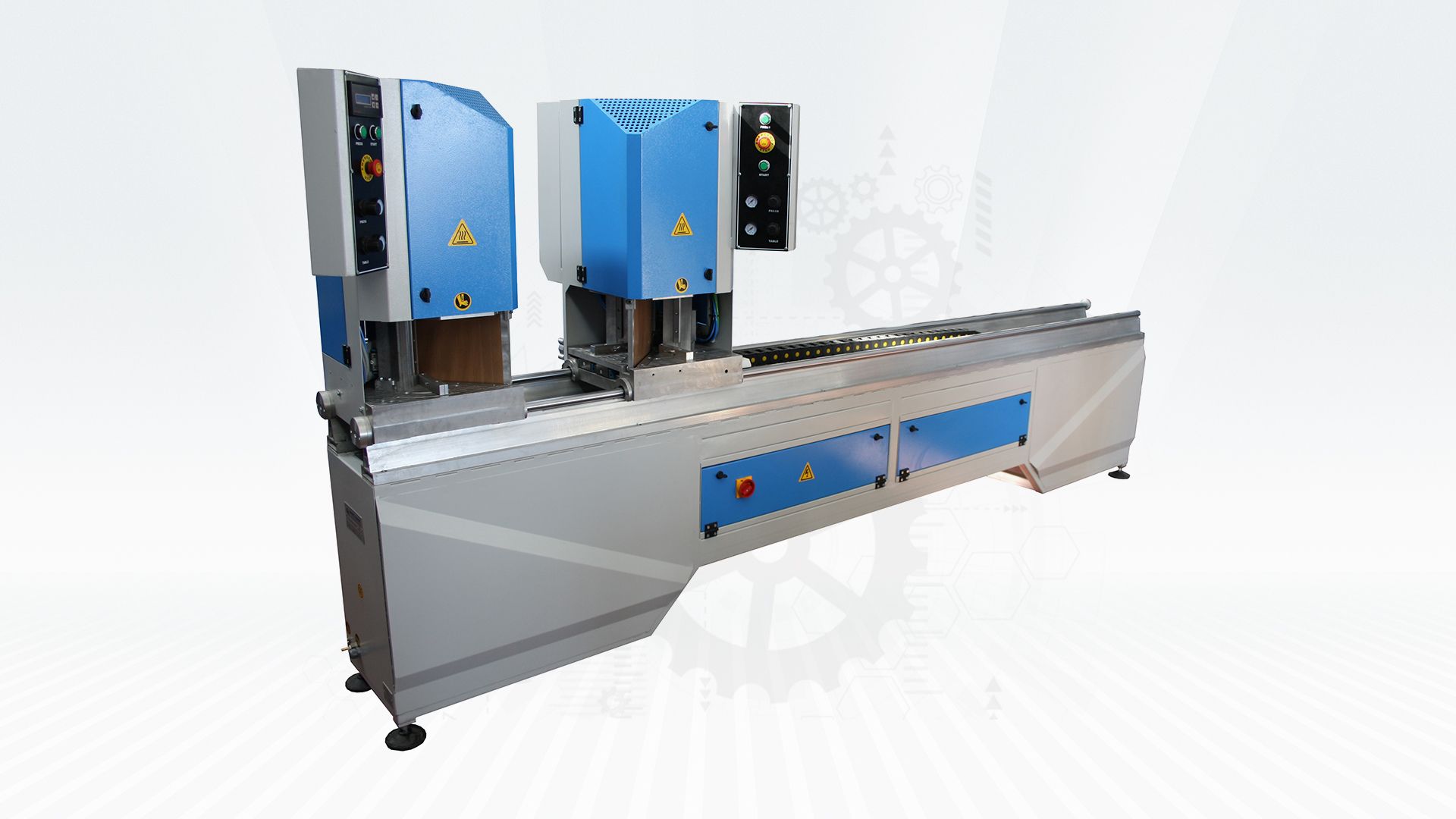 СВАРОЧНЫЕ МАШИНЫ ПВХ - Double Head Welding Machine (for 200mm Profile)